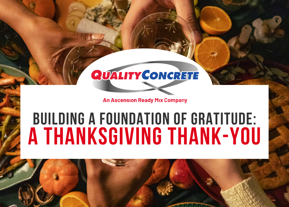 Building a Foundation of Gratitude: A Thanksgiving Thank-You